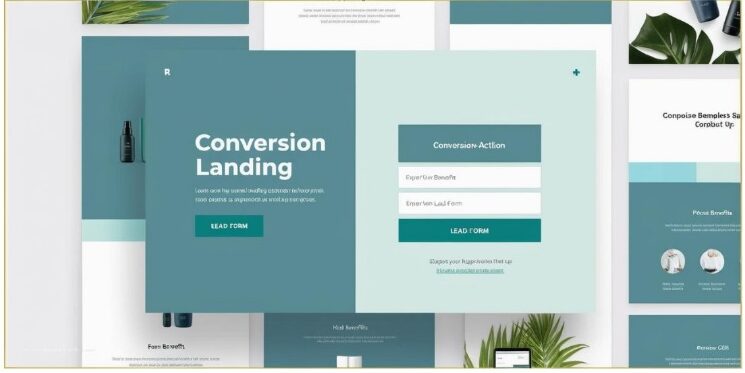 A Landing Page Design Image from Mozillio - SEO and Web Development Agency